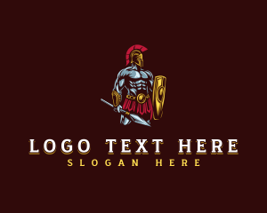 Sharp - Gladiator Spartan Warrior logo design