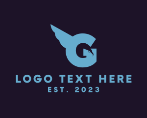 Falcon - Eagle Letter G logo design