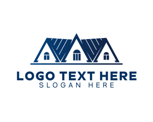 Land Developer - House Realty Roof logo design