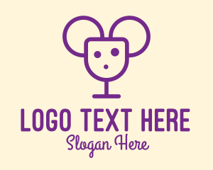 Alcohol - Mouse Wine Cheese Bar logo design