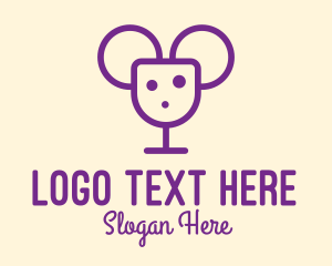 Liquor Store - Mouse Wine Cheese Bar logo design