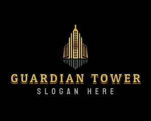 Real Estate Tower Building logo design