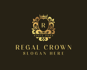 Royalty Luxury Shield logo design