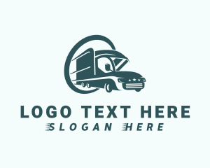 Shipment - Cargo Delivery Trucking logo design