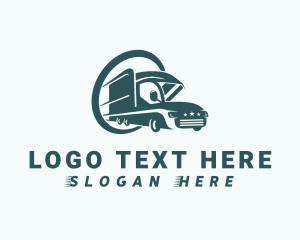 Cargo Delivery Trucking Logo