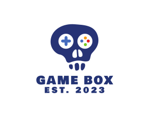 Xbox - Controller Skull Gaming logo design