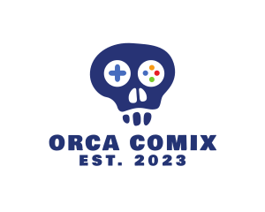 Console - Controller Skull Gaming logo design
