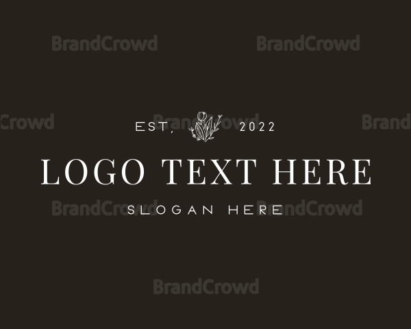 Luxury Brand Boutique Logo