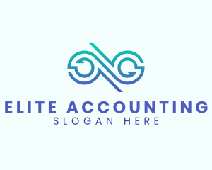 Infinity Accounting Loop logo design