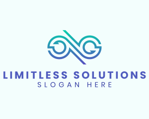 Unlimited - Infinity Accounting Loop logo design