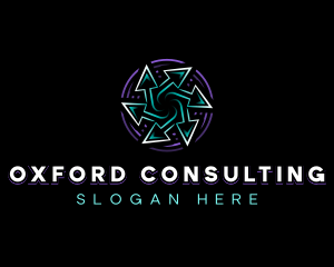 Arrow Vortex Consulting logo design