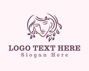 Self Care - Woman Beauty Face logo design