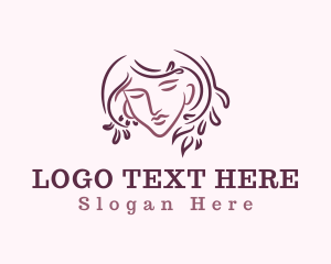 Lady - Woman Beauty Face logo design