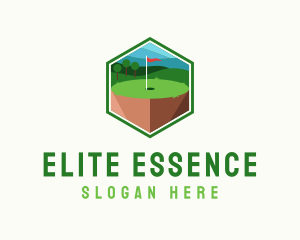 Exclusive - Modern Golf Course logo design