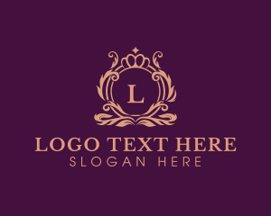 Crown - Elegant Crown Lettermark logo design