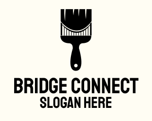 Bridge - Bridge Painter Paint Brush logo design