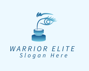 Author - Blue Eye Quill Ink logo design