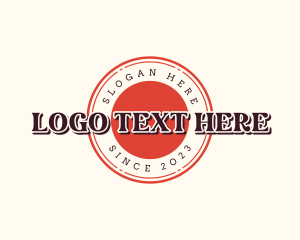Entrepreneur - Retro Shop Business logo design