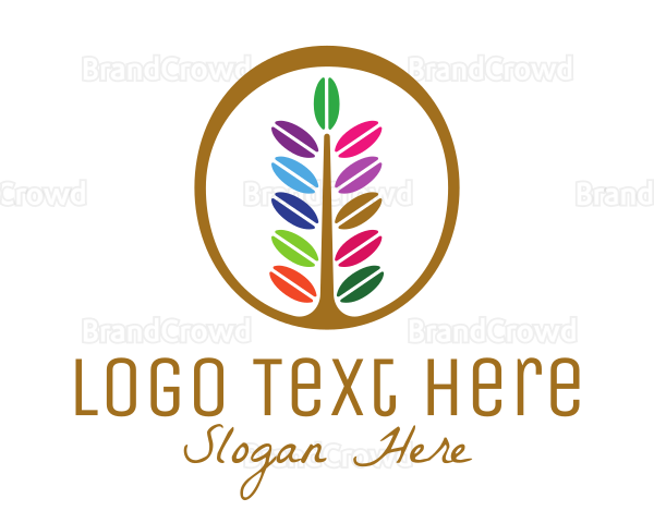 Bakery Macaroon Tree Logo