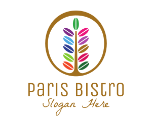 Bakery Macaroon Tree  logo design