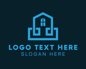 Villa - Property Building House logo design