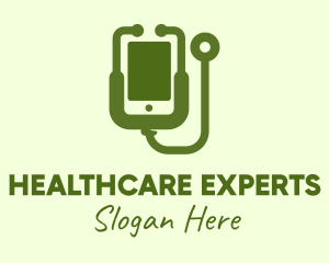 Green Mobile Healthcare logo design