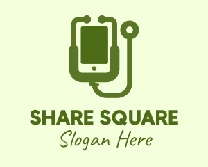 Share - Green Mobile Healthcare logo design