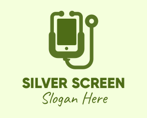 Green Mobile Healthcare logo design