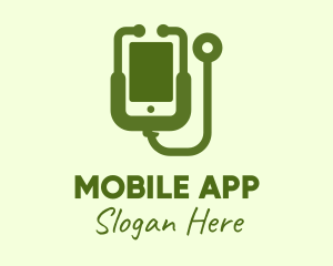 Green Mobile Healthcare logo design