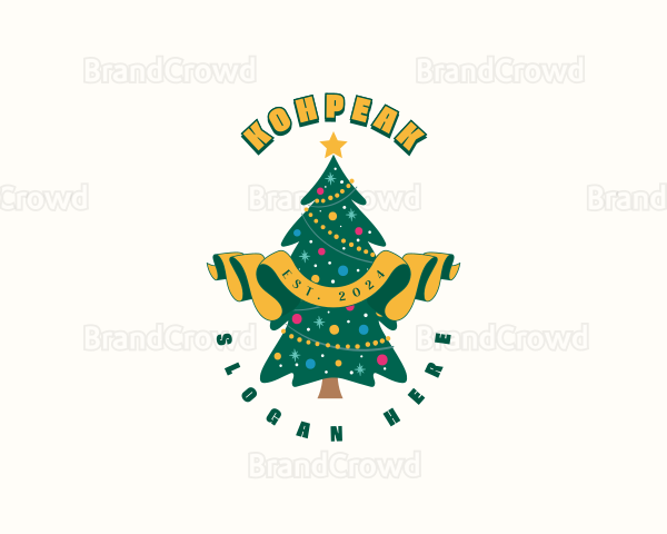 Christmas Holiday Decoration Logo