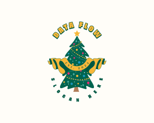 Christmas Holiday Decoration Logo