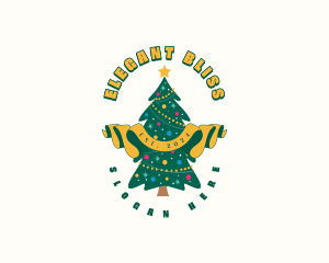 Christmas Tree Decoration Logo