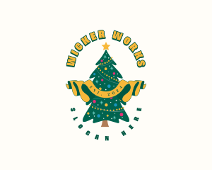 Christmas Holiday Decoration Logo