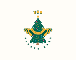 Parol - Christmas Tree Decoration logo design