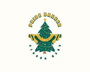 Christmas Holiday Decoration logo design