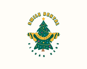 Noel - Christmas Tree Decoration logo design