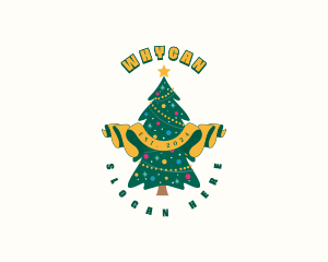 Seasonal - Christmas Tree Decoration logo design