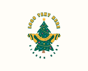 Christmas Tree Decoration Logo