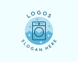 Washing Machine Laundry Logo