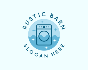 Washing Machine Laundry Logo