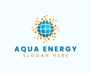 Global Solar Panel Energy logo design