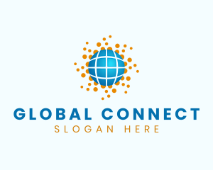 Global Solar Panel Energy logo design