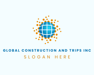 Global Solar Panel Energy logo design