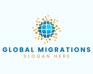 Global Solar Panel Energy logo design