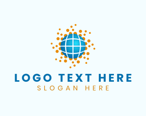 Globe - Global Solar Panel Energy logo design