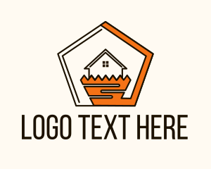 Leasing - House Property Construction logo design