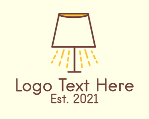 Desk Lamp Homeware logo design