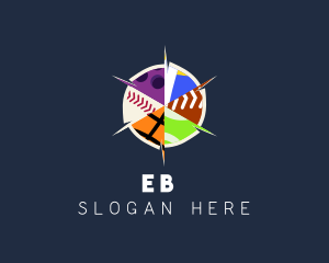 Bowling - Colorful Ball Sports logo design