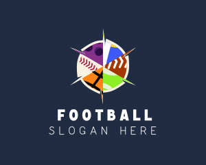 Trainer - Colorful Ball Sports logo design