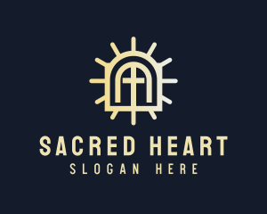 Catholic Church Altar logo design